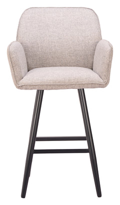 Sieve Beige Outdoor Swivel Barstool - Ornate Home
