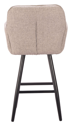 Sieve Beige Outdoor Swivel Barstool - Ornate Home