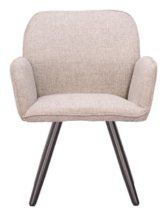 Sieve Beige Outdoor Swivel Dining Chair (Set of 2) - Ornate Home