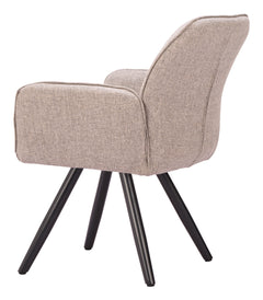 Sieve Beige Outdoor Swivel Dining Chair (Set of 2) - Ornate Home