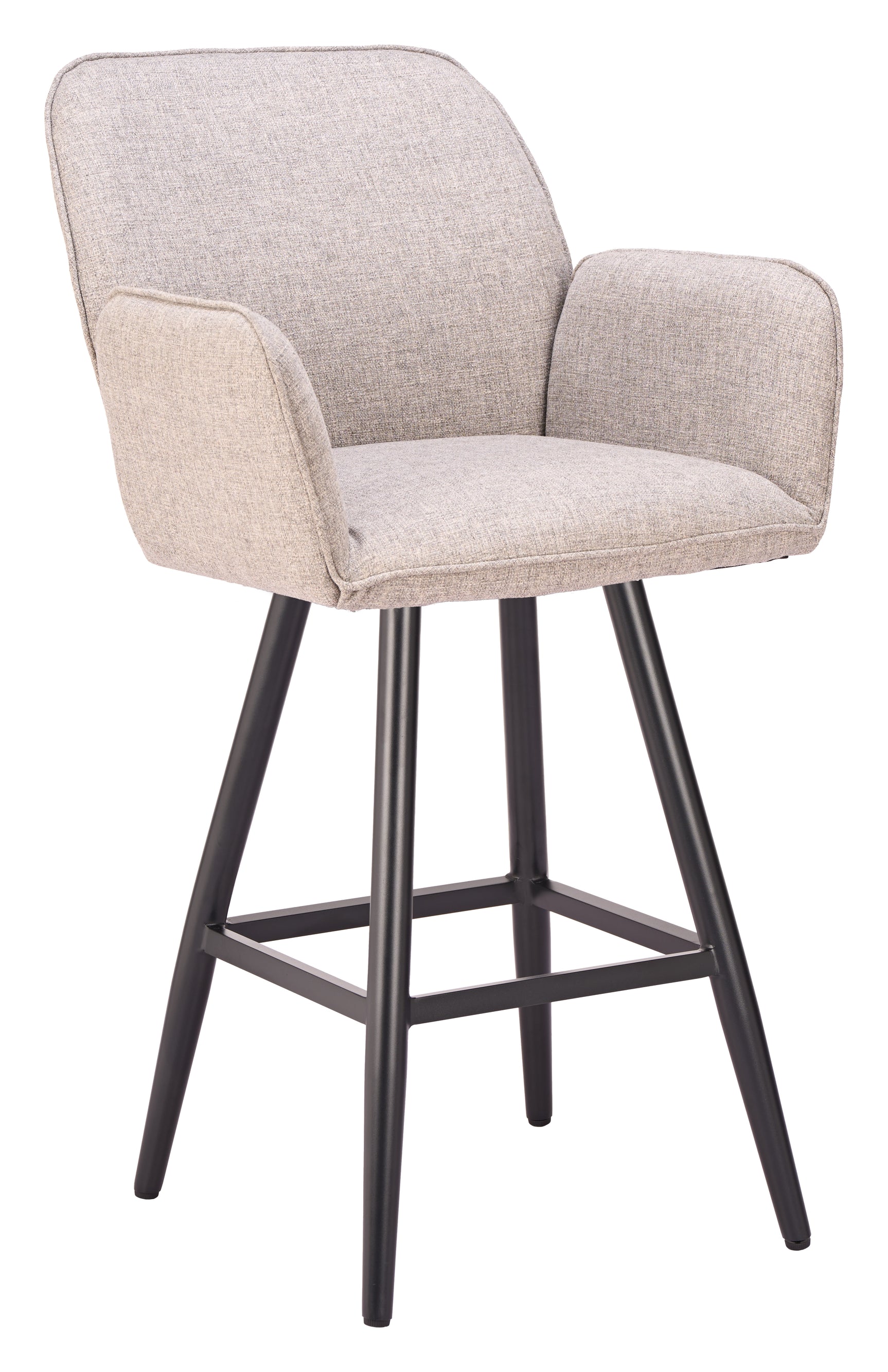 Sieve Beige Swivel Barstool