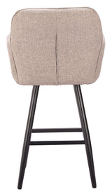 Sieve Beige Swivel Barstool