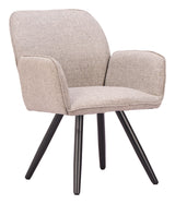 Sieve Beige Swivel Dining Chair (Set of 2)