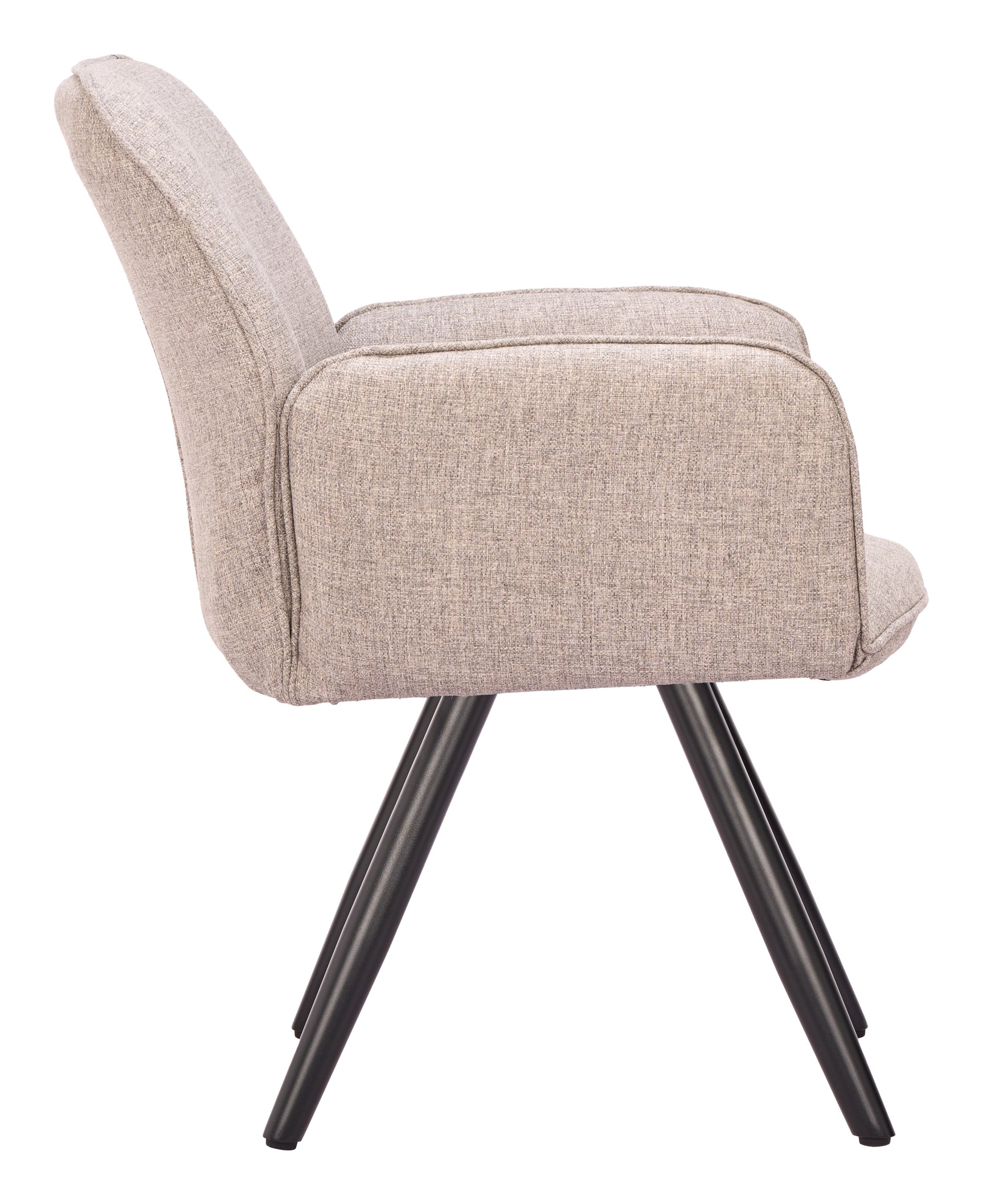 Sieve Beige Swivel Dining Chair (Set of 2)