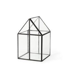 Sikes Gold Medium Hut Terrarium with Glass Base - Ornate Home