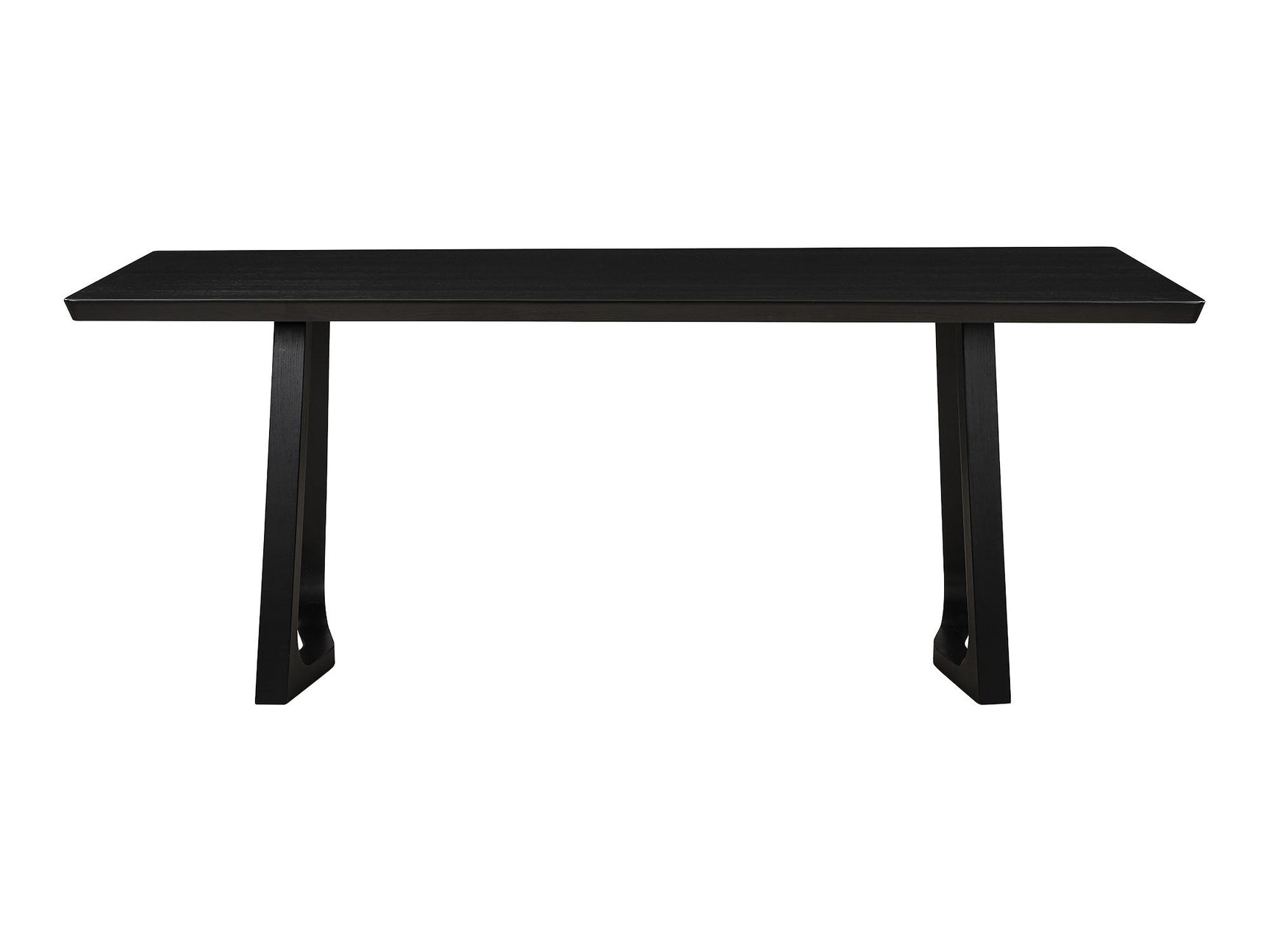 Silas Black Ash Dining Table - Ornate Home