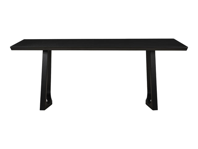 Silas Black Ash Dining Table - Ornate Home