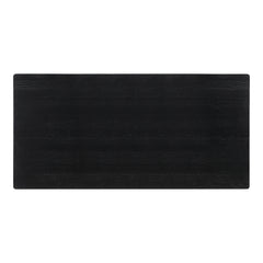 Silas Black Ash Dining Table - Ornate Home