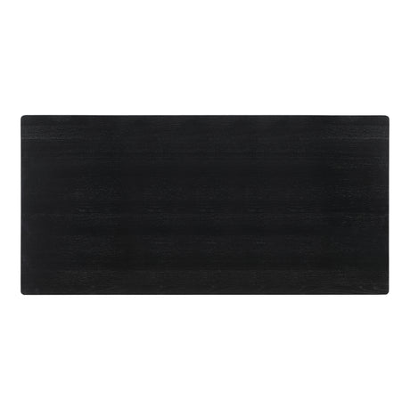 Silas Black Ash Dining Table - Ornate Home