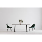 Silas Black Ash Dining Table - Ornate Home