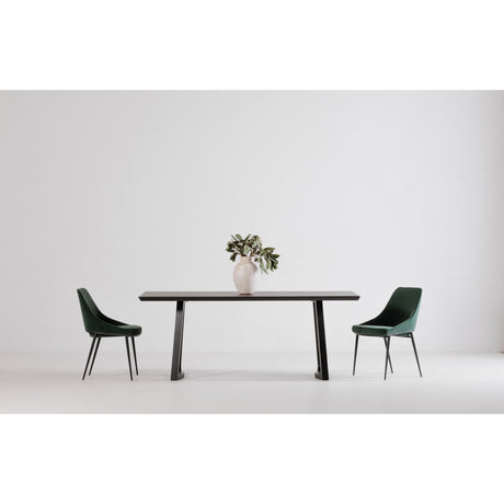 Silas Black Ash Dining Table - Ornate Home