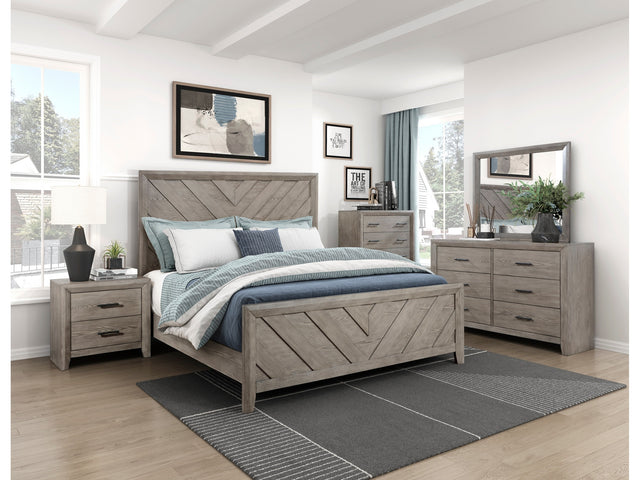 Silas Gray 5-Piece Queen Bedroom Set - Ornate Home