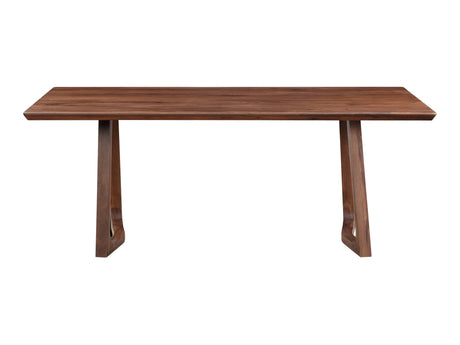 Silas Walnut Brown Dining Table - Ornate Home