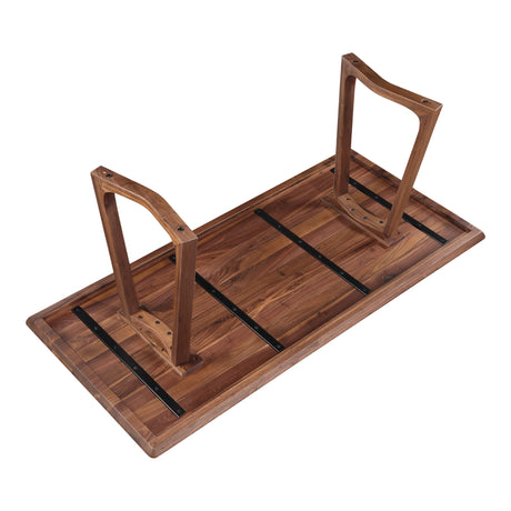 Silas Walnut Brown Dining Table - Ornate Home