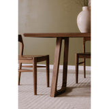 Silas Walnut Brown Dining Table - Ornate Home