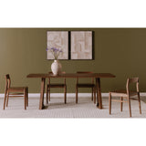 Silas Walnut Brown Dining Table - Ornate Home