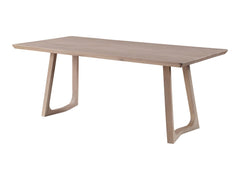 Silas White Oak Dining Table - Ornate Home