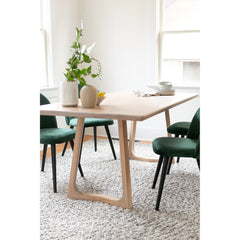 Silas White Oak Dining Table - Ornate Home