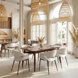 Silea Espresso Rectangular Dining Table - Ornate Home