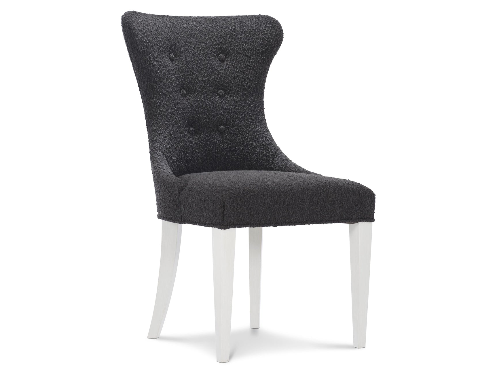 Silhouette Eggshell/Black Side Chair - Ornate Home