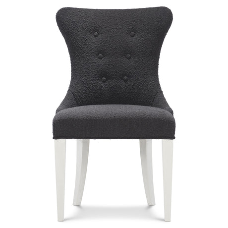 Silhouette Eggshell/Black Side Chair - Ornate Home