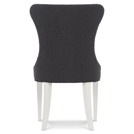Silhouette Eggshell/Black Side Chair - Ornate Home