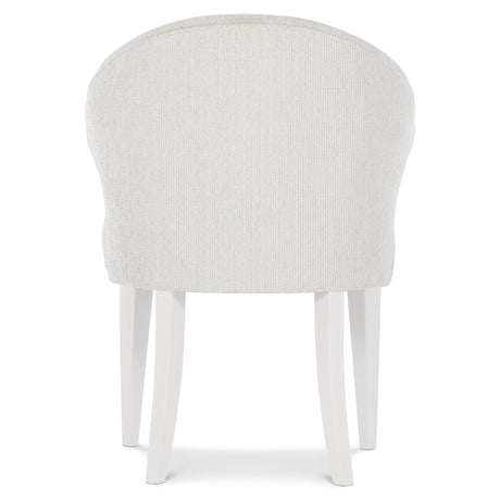 Silhouette Eggshell/Greige Arm Chair - Ornate Home