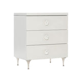 Silhouette Eggshell Nightstand - Ornate Home