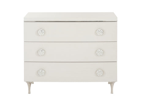 Silhouette Eggshell Nightstand - Ornate Home