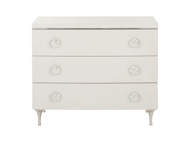 Silhouette Eggshell Nightstand - Ornate Home