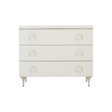 Silhouette Eggshell Nightstand - Ornate Home