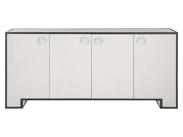 Silhouette Eggshell/Onyx Buffet - Ornate Home