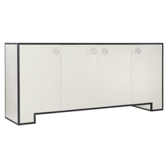 Silhouette Eggshell/Onyx Buffet - Ornate Home