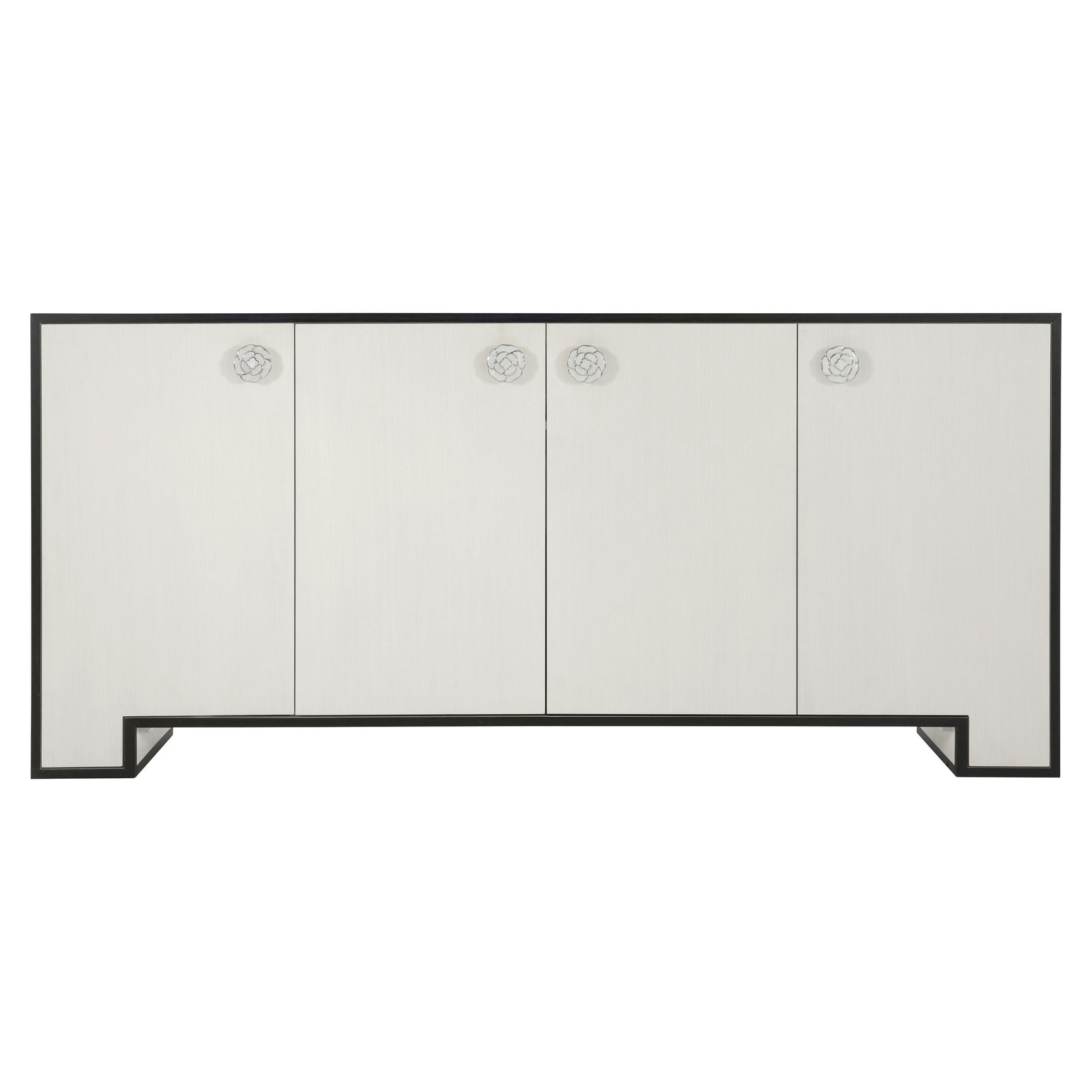 Silhouette Eggshell/Onyx Buffet - Ornate Home