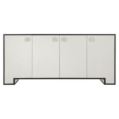 Silhouette Eggshell/Onyx Buffet - Ornate Home
