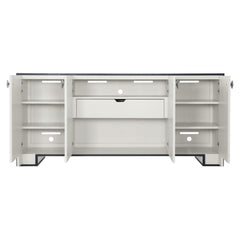 Silhouette Eggshell/Onyx Buffet - Ornate Home