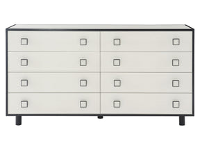 Silhouette Eggshell/Onyx Dresser - Ornate Home