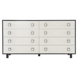 Silhouette Eggshell/Onyx Dresser - Ornate Home