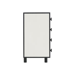 Silhouette Eggshell/Onyx Dresser - Ornate Home