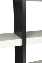 Silhouette Eggshell/Onyx Etagere - Ornate Home