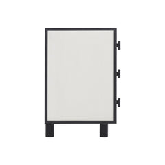 Silhouette Eggshell/Onyx Nightstand - Ornate Home