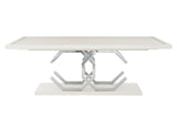Silhouette Eggshell Rectangular Dining Table - Ornate Home