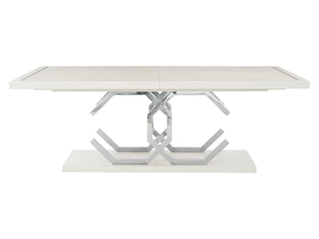 Silhouette Eggshell Rectangular Dining Table - Ornate Home