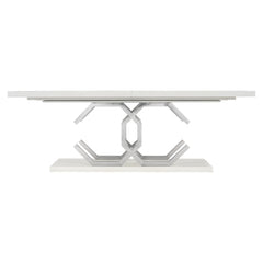 Silhouette Eggshell Rectangular Dining Table - Ornate Home
