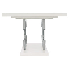 Silhouette Eggshell Rectangular Dining Table - Ornate Home