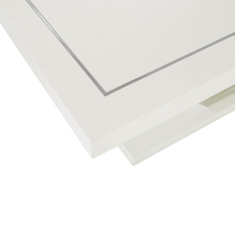 Silhouette Eggshell Rectangular Dining Table - Ornate Home