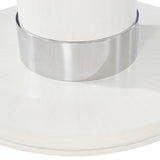 Silhouette Eggshell Round Dining Table - Ornate Home