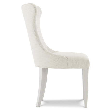 Silhouette Eggshell/Silky Grey Side Chair - Ornate Home