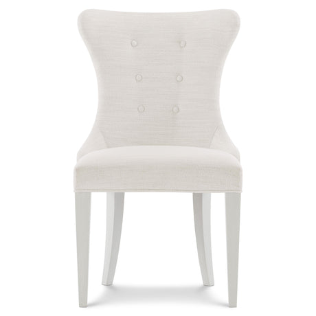 Silhouette Eggshell/Silky Grey Side Chair - Ornate Home