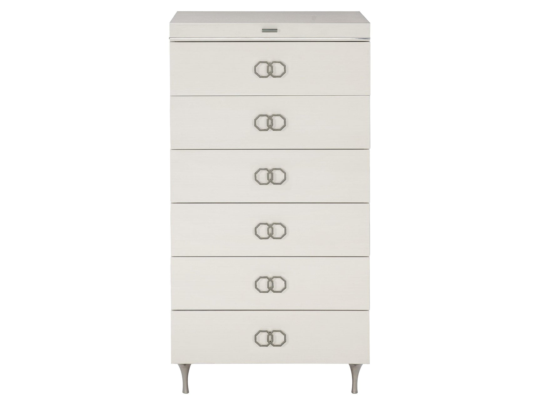 Silhouette Eggshell Tall Drawer Chest - Ornate Home